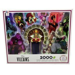 Disney Puzzle 2000 Piece Villains Ceaco Evil Queen Ursula Maleficent Hades
